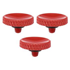 Zaplyte 655692240670 3 X Camera Shutter Button Release Knurled Red