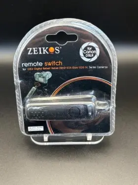 Ze-rs60 Zeikos New Remote Switch For Canon Digital Dslr Cameras - G1o/ Rebel Etc