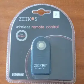 Ze-wrc6 Zeikos Wireless Remote Control Shutter Release For Canon Camera Ze-wrc6 Zeikos Wireless Remote Control Shutter Release For Canon Camera