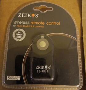 Zeikos Ze-wrl3 Nikon Dslr Wireless Remote Control