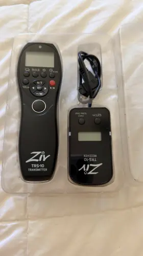 Trs-10 Ziv Wireless Timer Shutter Remote With Lcd For Sony Multi-terminal