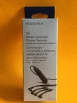 Insignia 3 Ft Wired Universal Shutter Remote (model NS-USR1) Nib New. Price: $8.73.