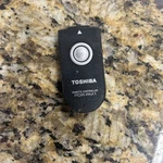 PDR-RM1 Toshiba Remote Controller Black Silver Small Used. Price: $9.39.