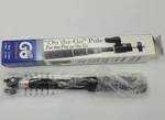 The For Gopro 12-37.5" Extension Pole Black 1/4" Thread Aluminum Selfie Used. Price: $23.00.