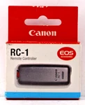 Canon Remote Control RC-1 For Eos New In Box. Price: $35.00.