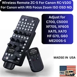 Aodelan Wireless Lanc Remote For Canon Camcorders Replace RC-V100 Iris Zoom New. Price: $169.99.