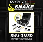 New Video Snake SWJ-3188D 65' Pipe Wall Sewer Inspection Color Led Camera System Open. Price: $550.00.