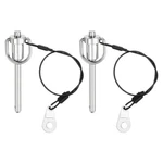 Uxcell Pcs Quick Release Pin, 1/4" 2"(DIA. L) Push-button New. Price: $23.40.