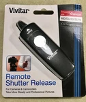 New Vivitar Wired Remote Shutter Release For Select Canon Cameras. Price: $10.00.