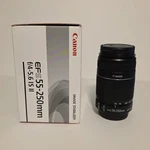 Canon Ef-s 55-250MM F/4-5.6 Is Ii Lens Box With HAZE-1 Filter Mint Used. Price: $125.00.