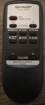 Sharp G0084TA Viewcam Camcorder Remote Control VL-AH131U VL-AH151U VL-NZ155U Oem Open. Price: $6.00.