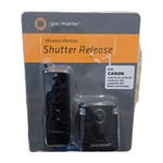 Promaster 1810 Wireless Remote Shutter Release For Canon RS-60 And RS-80 Dslr New. Price: $59.99.