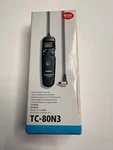 Canon TC-80N3 Timer Remote Controller New Open Box. Price: $99.99.