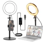 Neewer RH8BD 8" Ring Light W/stand & Holder For Iphone/streaming New. Price: $30.39.