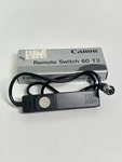 Vintage Genuine Canon Remote Switch 60 T3 Open Box. Price: $12.00.