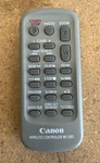 Genuine Canon WL-D85 Camcorder Remote Control Used. Price: $10.00.