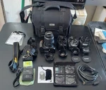 Nikon D5100 16.2MP 18-55MM Dslr Camera W/3 Extra Lens/remote & Many Accessories* Open. Price: $499.99.