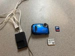 Fujifilm XP65 16MP Waterproof Digital Camera-blue-battery, 16GB Card, Charger Used. Price: $60.00.