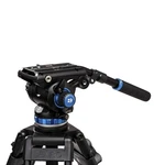 Benro Fluid Video Head 65MM Flat Base Tripod With 13.2 Lb (S6PRO) Open. Price: $365.47.