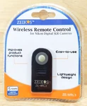 Zeikos ZE-WRC3 Wireless Remote Control For Nikon Digital Slr Cameras New. Price: $7.85.