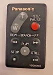 Panasonic VSQW0033 Camcorder Replacement Remote Control Black Original Oem Used. Price: $10.74.