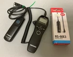 Lot Of Camera Remote Switches Canon RS-80N3 RS-60E3 Neewer NW-880 Used. Price: $15.99.