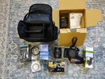 Canon Eos 2000D 24.1 Mp Dslr (JPEG/RAW)/1080P Hd Video (new) W/ Extras & Lenses Open. Price: $450.00.