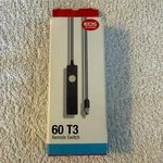 Canon RS-60 T3 Remote Switch Black Silver Open. Price: $15.00.