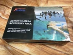 Husiway Accessories Kit For Gopro Hero 11 10 9 Black Waterproof In Carry Case Open. Price: $32.00.