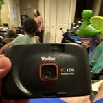 Vivitar Ic 100 Focus Free 35MM Point & Shoot Film Camera Black Used. Price: $29.99.
