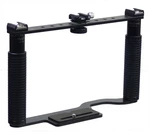 Alzo Transformer Dslr Rig, Camera Cage Bracket With Shoe Mounts Hand Grips New. Price: $53.39.