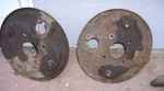 Kaiser Henryj Frt Brake Backing Plattes 1951 1952 1953 1954 Used. Price: $65.00.