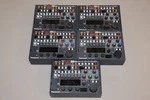 Lot 5 Panasonic AJ-RC10G Remote Control Untested For Parts Repair. Price: $750.00.