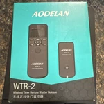Aodelan WTR-2 Wireless Timer Remote Shutter Release For Cameras New. Price: $10.00.