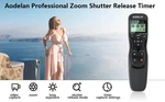 Aodelan Camera Remote Control With Zoomer, Wired Timer Shutter Release (sony) New. Price: $21.99.