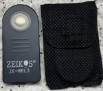 Zeikos ZE-WRL3 Remote Control For Canon Digital Slr Cameras (cm) Used. Price: $8.00.