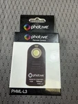 Photive Wireless Remote Control For Nikon PHML-L3 New. Price: $19.99.
