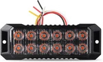 NEW12-LED Flashing Strobe For 12-24V Trucks Car Vehicle Mini Grille Head. Price: $26.37.