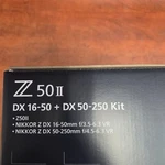 New Nikon Z50 Ii Mirrorless Camera With 16-50MM And 50-250MM Lenses Two Kit. Price: $1249.00.