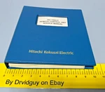 Hitachi Model RU-1500JY Remote Control Unit Service Manual New. Price: $99.99.